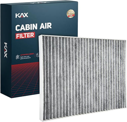 KAX Cabin Air Filter, CF10709 Replacement for Sportage, Tucson, Accent, Rio, Forte, Veloster, Genesis Coupe,Rondo w/Activated Carbon Passenger Compartment Air Filter