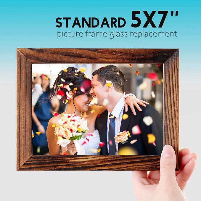 10PCS 5x7 Inch Cut-to-Size Welding Helmet Hood Replacement Clear Inside Outside Front Protective Lens Filter Cover Plexiglass Sheets for Most Helmet, Craft Projects, Signs Display Cases, Picture Frame