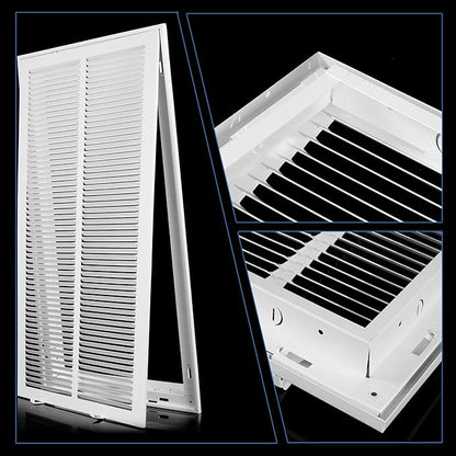 14x30 Return Air Grille [Duct Opening Size],Return Air Vent Cover for Wall Or Ceiling,Steel Return Air Filter Grilles Removable Face/Door for 1 Inch Filters(14"W x 30"H [Duct Opening])