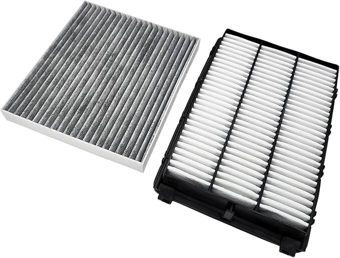 JTBU160-99097Cabin and Engine Air Filter for TUCSON (2016-2021), SPORTAGE (2017-2022),Replacement for 97133-D1000,CF12160,28113-D3300