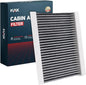 KAX Cabin Air Filter with Activated Carbon, CF11810 Replacement for Jeep Compass 2017-2022 Renegade 2015-2023, Fiat 500X 2016-2023 500L 2014-2022, Passenger Compartment Air Filter