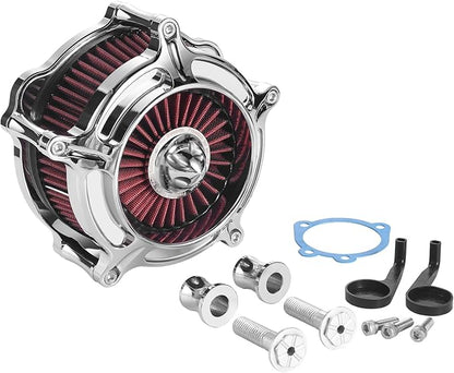 Air Filter Cleaner for Harley Davidson Air Intakes Sportster XL 883 1200 Models Red