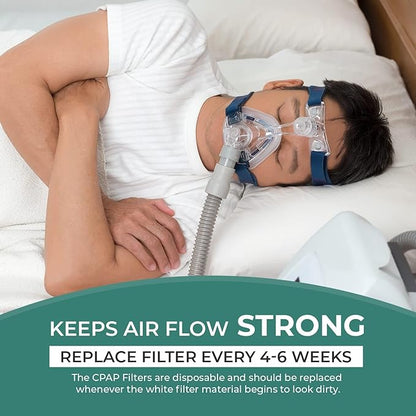 1pk Universal Fit in-Line Viral Filter for CPAP and BiPAP Machines Enhance Your CPAP Experience with These Filters (1)