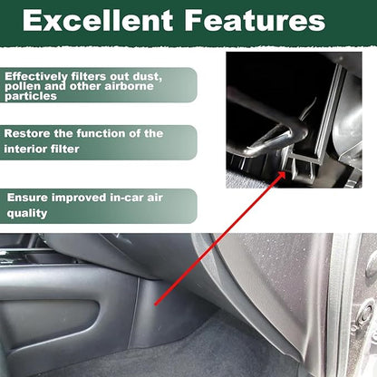 27276-3JC1A Cabin Air Filter Cover Door Fit for Nissan Altima 2013-2018 for Maxima 2016-2023 for Murano2015-2024 for Pathfinder 2013-2020 Replace 27276-3JC1B