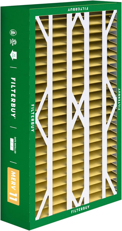 Filterbuy 16x26x5 Air Filter MERV 11 Superior Pet & Allergy Defense (2-Pack), Pleated HVAC AC Furnace Filters for Electro-Air, Emerson, White Rodgers, and More (Actual Size: 16.00 x 25.75 x 4.88)