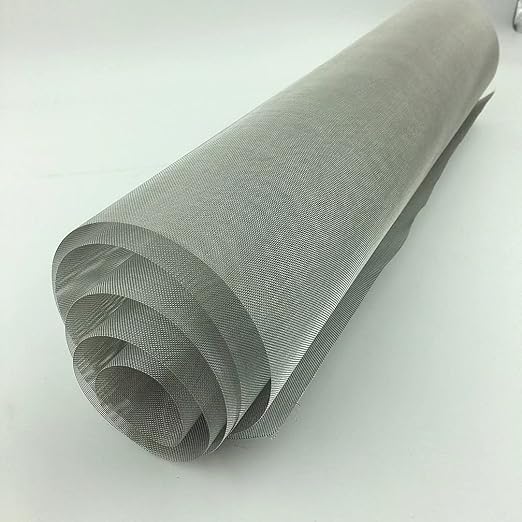 Stainless Steel Mesh Screen #40Mesh -Size:15.7"x47.2"(40x120cm) SS304 Wire Mesh Screen, for Vent,Cage,Garden, Window Screen, Filter Mesh