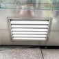 Heat Dissipation Louvered Vent Wall Gable Vents 304 Stainless Steel, Weather-Resistant Air Grille for Shed Barn Generator Box(16x24in/40x60cm)