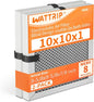 2-Pack 10x10x1 MERV 8 Reusable & Washable Electrostatic Air Filters - Long-Lasting Filter for HVAC, Furnace & Air Conditioner Units, Actual Size: 9-5/8” x 9-5/8” x 7/8”
