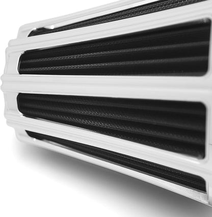 Big Sucker cone Air filter intake for harley air Cleaner Sportster Softail fatboy heritage dyna touring street road king Glide (Gauge style -Chromed, TypeD : Touring M8 17-UP, Softail 18-UP)