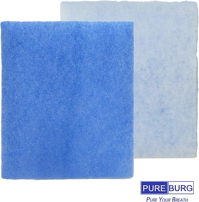 PUREBURG Replacement Dryer Filter Compatible with BetterVent Indoor Dryer Vent,12-Pack 8.25" x 7" x 0.75" Dryer Lint Filter