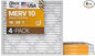 BNX TruFilter 18x20x1 MERV 10 (4-Pack) AC Furnace Air Filter - MADE IN USA - Pleated Air Conditioner HVAC AC Furnace Filters - Removes Odor, Mold, Bacteria, Smoke