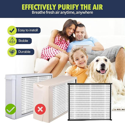 IYOUYA 2 Pack 213 Replacement Filter Compatible with AprilAire Whole House Air Purifiers 1210,1620,2210,2216,3210,4200,20x25x4 MERV-13 Furnace Filter, Not fit for 1213 UPGRADE KIT(MODEL 2120 OR 2200)