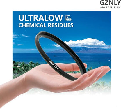 58mm to 72mm Step Up Ring Filter Adapter Black Metal Step up Adapter Rings Compatible with All Brand UV CPL ND Camera Lens Filter Step Down Ring (58mm-72mm)