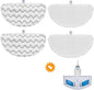 1940 for Bissell Steam Mop Pads for Bissell PowerFresh Steam Mop 1806 1544 1440 2075A 2685A 1940W 19404 Series, Model 19402 19408 1940a 1940f 1940q 1940t B0006 B0017, Part #5938#203-2633, 4 Pack