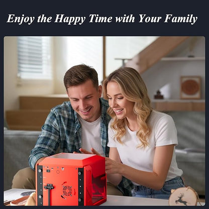 AlgoLaser 10W Smart Laser Engraver Machine, Class 1 Portable Laser Cutter with Built-in AlgoOS System, No Computer Required, Laser Engraving Machine for Metal, Wood, Acrylic, Leather.