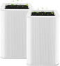 121 Replacement Filter Compatible for Blueair Blue Pure 121 Smart Machine, 2 in 1 Filtration System, White Airborne Particle Dust Pet Dander Filter&Odor Smoke Smell Activated Carbon Filter, 2 Pack