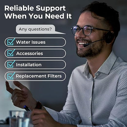 iSpring RO5004F Reverse Osmosis Water Filter with UV, SGS Tested PFAS and TDS Reduction, 500 GPD RO System Under Sink, 2:1 Pure to Drain, Tankless RO Water Filtration System, Filter Life Monitor