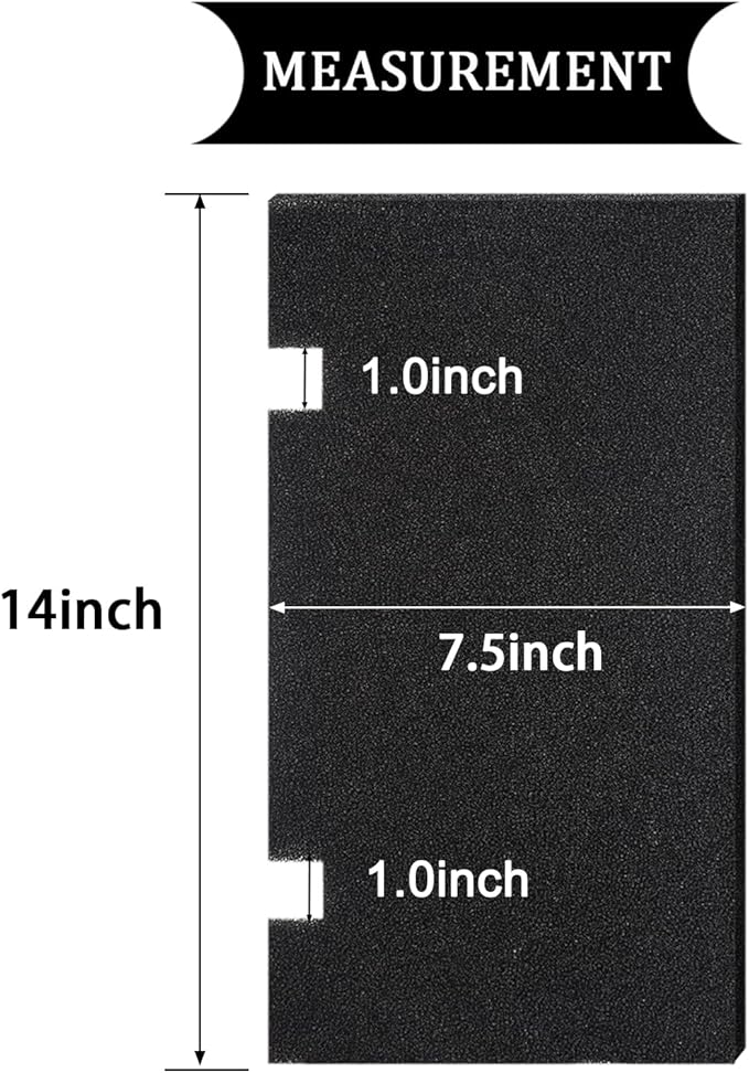 Dianrui 3 PCS RV A/C Filter Replacement, 14 x 7.5 Inch Duo-Therm Rv Air Conditioner Filters for Dometic 3104928.019 RV Interior Parts & Accessories