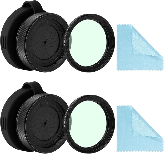 PVS14 Adjustable Iris Aperture Diaphragm Filter Pack M30 to M37 Iris Aperture Diaphragm Adapter Optical Diaphragm 1.5-26mm Lens Module Adapter Ring PVS-14 PVS 14 Optics
