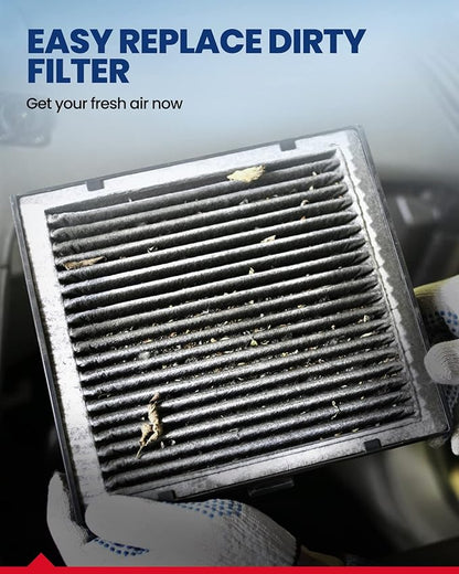KAX Cabin Air Filter with Activated Carbon, CF10547 Replacement for Edge 2007-2015, MKX 2007-2018, CX-9 2007-2015
