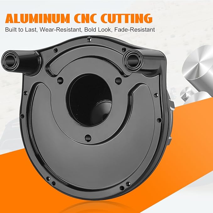 High Flow Air Cleaner Intake Filter System Kit Air Filters Cover Drift Style for Harley Touring 2008-2016 Softail '16-'17 FLSTNSE '14-'15 FLSTSE 2011-2012 FXSBSE 2013-2014 Dyna FXDLS 2017