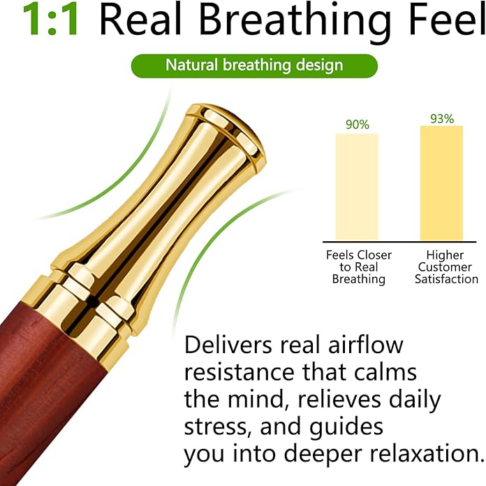 ASTOFLI Adult Quit Smoking Breathing Necklace: Adjustable Air Inhaler Stop Smoking Aids Fidget for Stress Anxiety Relief Smokless Inhaler - Air Outlet Breathing Necklace to Quit Smoking and Vape