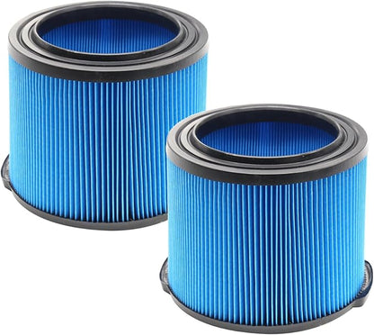 2 Pack Replacement for VF3500 Ridgid Shop Vac Filters 4 Gallon, 3-Layer Wet/Dry Filters Compatible with Ridgid 3-4.5 Gallon Vacuum Cleaner