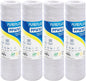 PUREPLUS 5 Micron 10"x2.5" Whole House String Wound Sediment Filter for Well Water, Replacement Cartridge for Universal 10 inch RO System, WP-5, Aqua-Pure AP110, CFS110, Culligan P5, WFPFC4002, 4Pack