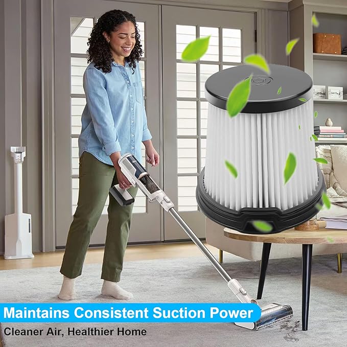 4-Pack IW3511 BU3521 Pre-Motor Filter for Shark Detect Pro Vacuum IW1111 IW1120 IW3511 and Clean & Empty Vacuum Cleaner BU3523 BU3521, for Shark Handheld Vacuum Filter Replacement