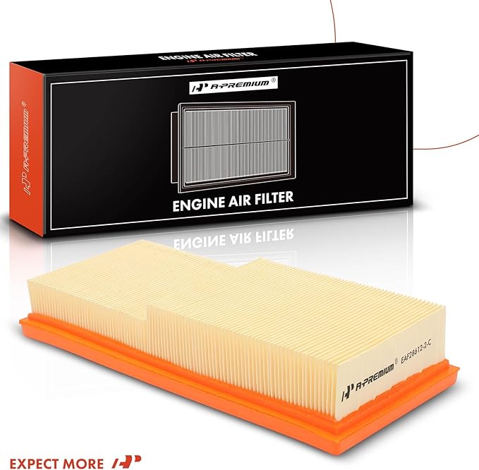A-Premium 4-PC Engine Air Filter Compatible with Chrysler Crossfire 2004-2008 & Mercedes-Benz SLK230 2001, SLK320 2001-2004, Replace# 1120940304
