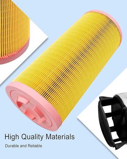 1 Set Air Filter Kit Replace AF26391 AF26392 C15300+CF300 46836 46837 P778989 P780030 RS3920 RS3921 AF26391 AF26392 32915802 2914930400 Fit for KUBOTA KRAMER MELROE