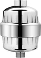 AquaBliss High Output Universal Shower Filter with Replaceable Multi-Stage Filter Cartridge – Transform Itching, Eczema & Acne into Glowing Hair, Nails & Skin Fast - Chrome (SF220)