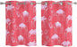 2 Panel Kitchen Cafe Curtains, Desert Camel Sunlight Filtering Nature Air Through, Home Decor Window Covering Tier Curtains for Living Room 55W x 39L inch Summer Sand Camel Animal Vintage Pink