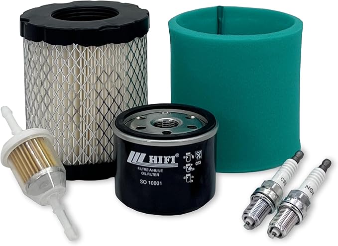 HERO Maintenance Filter Kit For John Deere Z535M Zero-Turn Mower Filters Compatible With OEM MIU13120 UC10250 AM125424 AM116304 MIU11020