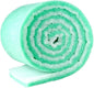 Aquarium Filter Media - Reusable Filter Floss for Fish & Turtle Tank Filters | Strong Density, Thick 12” x 72” x 0.75”-1” | Cut-to-Fit Pond Filter Pad (Green/White)