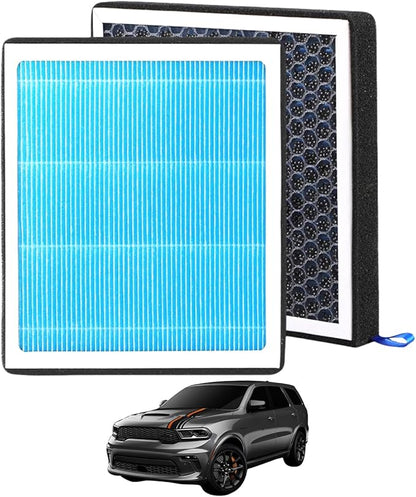 CF11183 Cabin Air Filter With Activated Carbon For Do dge Durango 2011-2023, Je ep Grand Cherokee 2011-2021,Grand Cherokee WK 2022