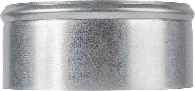 Repa Market Ø4 Inch Duct Cover – Galvanized Steel Round Duct Cap with Mesh Screen – HVAC Exhaust or Intake Vent – Exterior Pipe Air Outlet – Spiral Ventilation Ducting Metal End Plug