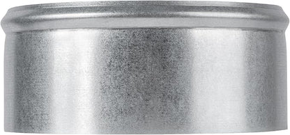 Repa Market Ø4 Inch Duct Cover – Galvanized Steel Round Duct Cap with Mesh Screen – HVAC Exhaust or Intake Vent – Exterior Pipe Air Outlet – Spiral Ventilation Ducting Metal End Plug