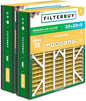 Filterbuy 20x20x5 Air Filter MERV 11 Superior Pet & Allergy Defense (2-Pack), Electrostatic Pleated HVAC AC Furnace Filters for Trion Air Bear 255649-103 & More (Actual Size: 19.63 x 20.63 x 4.88)