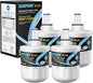 ICEPURE PLUS Remove Heavy Metals NSF/ANSI 53&42 NSF/ANSI/CAN 372 DA29-00003G Replacement for Samsung DA29-00003B DA29-00003A, DA29-00003D DA29-00003F DA97-06317A, HAFCU1, WF289, WSS-1, 4PACK