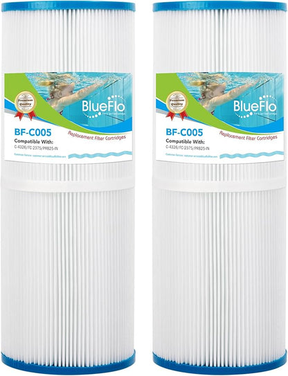 PRB25-IN Spa Filter Cartridge Replaces for Unicel C-4326 Hot Tub Filter, Filbur FC-2375, 3005845, Pentair R173429, 33521, 25392, 817-2500, 2 Pack