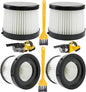 DCV501HB DCV5011H Replacement HEPA Filters. Compatible With DEWALT 20V Vacuum Cordless Handheld Vacuum Filter. Compared To Part DCV5011H DCV501HB Filter. Washable And Reusable Kits.4 Packs