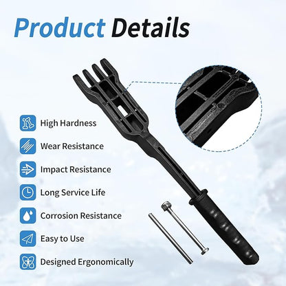 Bump Handle Assembly for Hayward EC40, EC40AC, EC50A, EC50AC, EC65, EC65A, EC75 and EC75A, Pool Filter Bump Handle Compatible with Hayward ECX1040 DE Perflex Filter