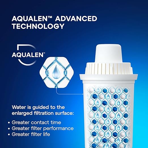 AQUAPHOR Water Filter Pitcher Ideal 7 Cup with 3 x B15 Filters - Grey