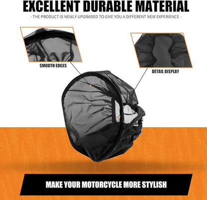 Air Filter Rain Sock Cover Dustproof Waterproof Air Filter Protective Cover Fit For Harley Touring FLHR FLHX Road King Street Glide Softail Fat Boy Sportster XL 1200 883 Dyna