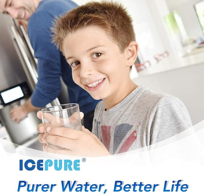 ICEPURE RFC6600A Refrigerator Water Filter Replacement for 4396841, EDR3RXD1, Everydrop® Filter 3, 4396710, Kenmore® 9030, 9083, 46-9083, 46-9030,4PACK