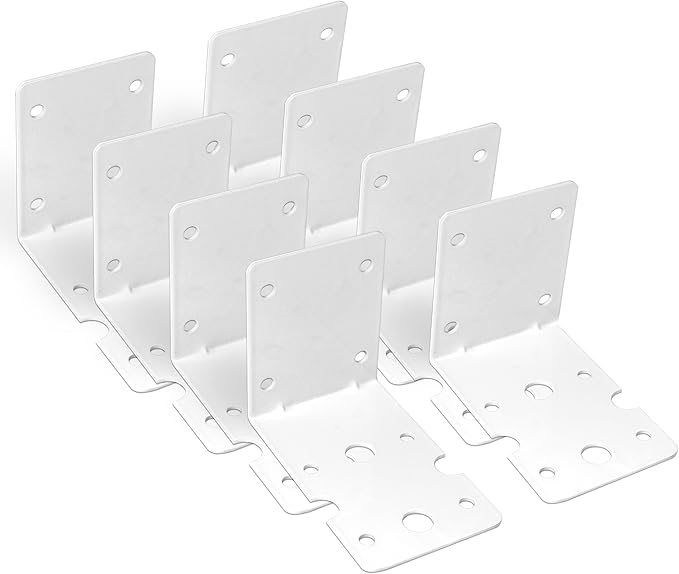Housing Bracket for Whole House Big Blue 10-inch and 20-inch Filter Housings by Ronaqua WELL-MATCHED with 150061, FM-25W, BB-HB, AP-MB801 (Pack of 8)