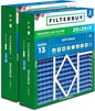 Filterbuy 20x25x5 Air Filter MERV 13 Optimal Smoke & Allergy Defense (2-Pack), Pleated HVAC AC Furnace Filters for Amana, Coleman, Goodman, Maytag, York, and More (Actual Size: 20.19 x 25.31 x 5.25)
