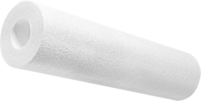 Metpure 6-Pack Sediment Filter 2.5"x10" 5 Micron Multi-Gradient Cartridge Replacement for Any Standard RO Drinking Water System, Whole House Filtration. Compatible with DuPont, Compatible with Pentek