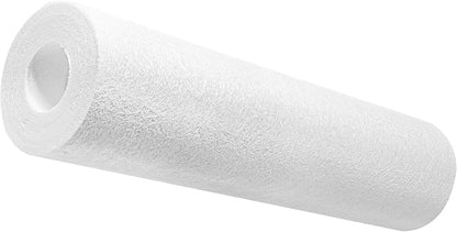 Metpure 6-Pack Sediment Filter 2.5"x10" 5 Micron Multi-Gradient Cartridge Replacement for Any Standard RO Drinking Water System, Whole House Filtration. Compatible with DuPont, Compatible with Pentek